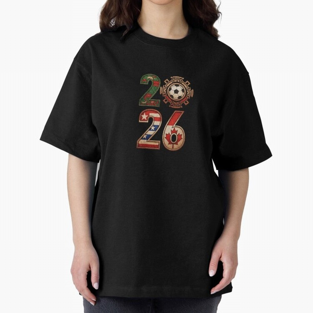 2026 North America Soccer Mexico USA Canada Host Classic T-Shirt Show Love for Legendary Goals in FIFA World Cup 2026 USA Canada Mexico Spirit, Featuring Brazil, Portugal and Argentina, Mbappe and Neymar, Global Supporter Spirit, Legendary Goals,