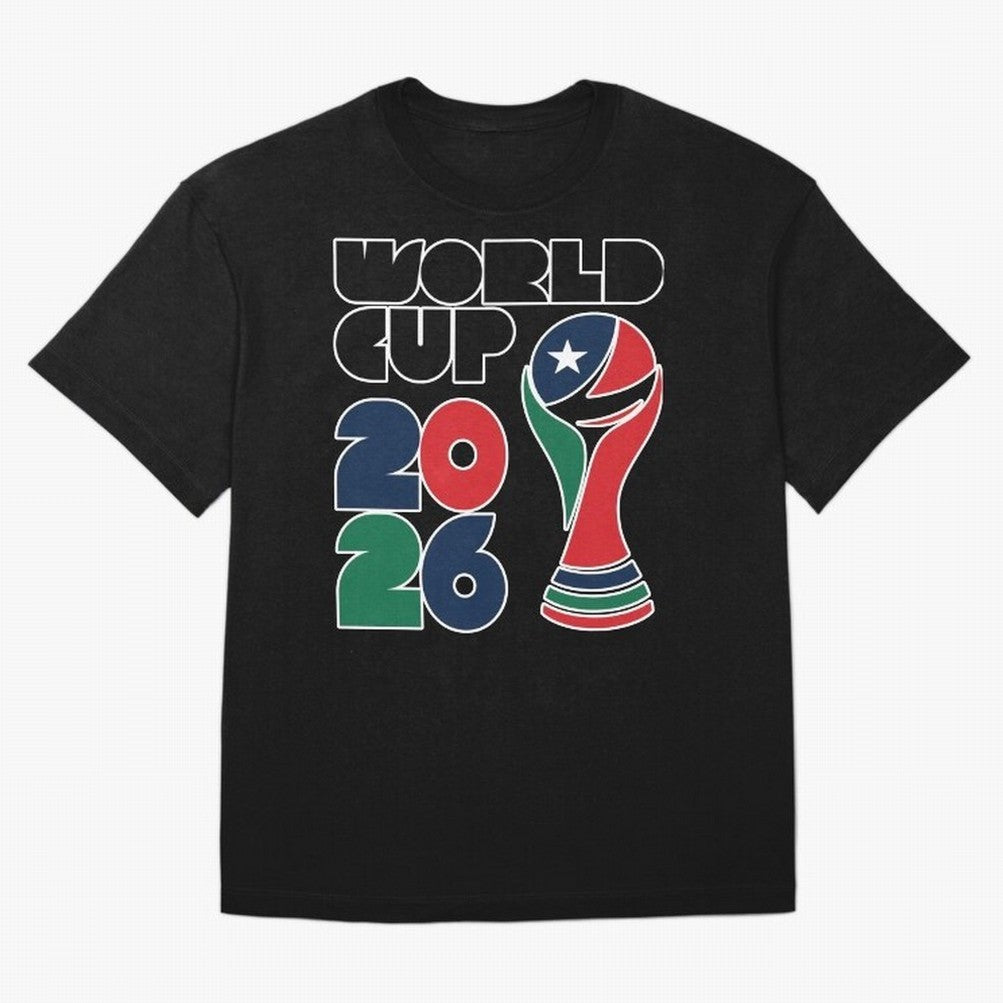Minimalist Funky World Cup 2026 Design Classic T-Shirt Live for the Drama of FIFA World Cup 2026 Group Stage Capturing CR7, Argentina Energy, Football Festival Excitement, Trophy Ambitions, Country Rivalries and Star Player Buzz; Created for Match