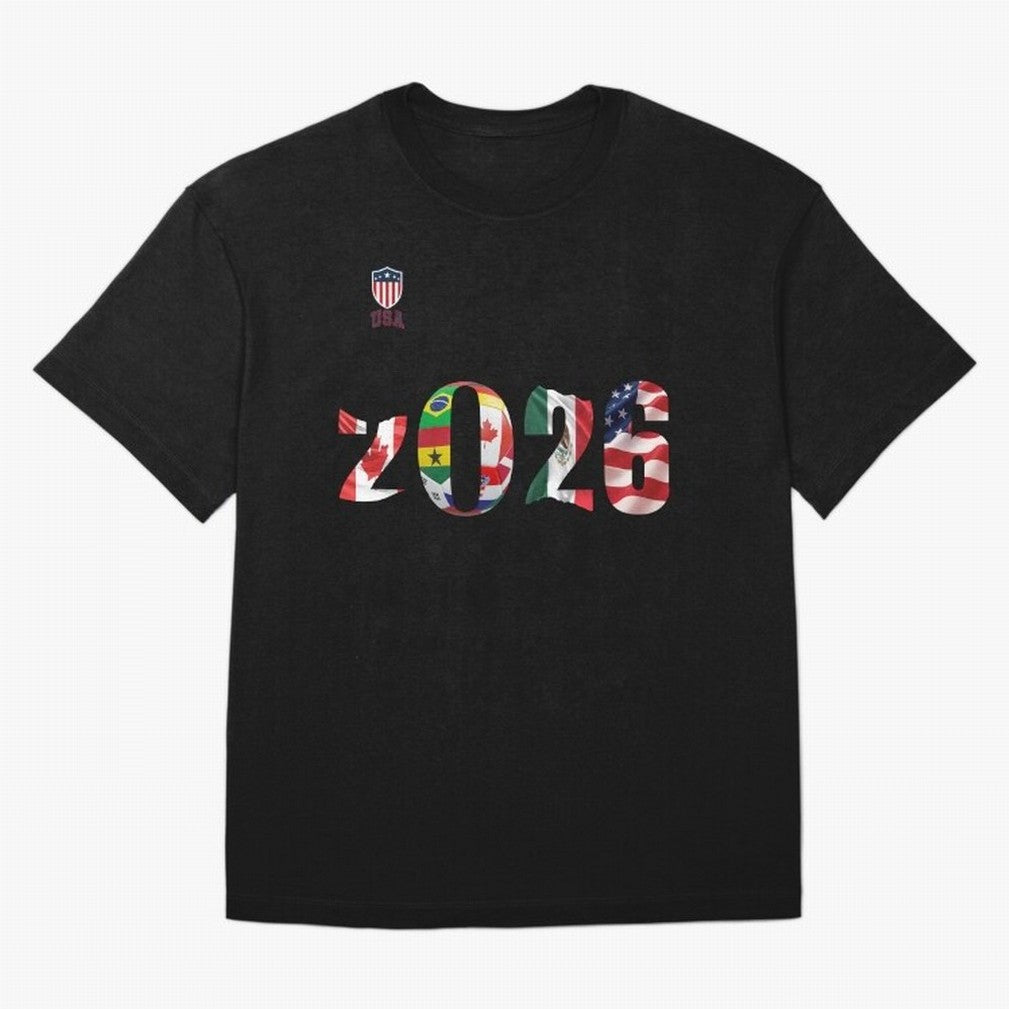 World Cup Classic T-Shirt Celebrate the Magic of FIFA World Cup 2026 USA Canada Mexico for Fans of Messi, CR7 and Mbappe and Brazil, Portugal and Argentina, Bringing Football Passion, Legendary Performances, Festival Vibes and Supporter Community;