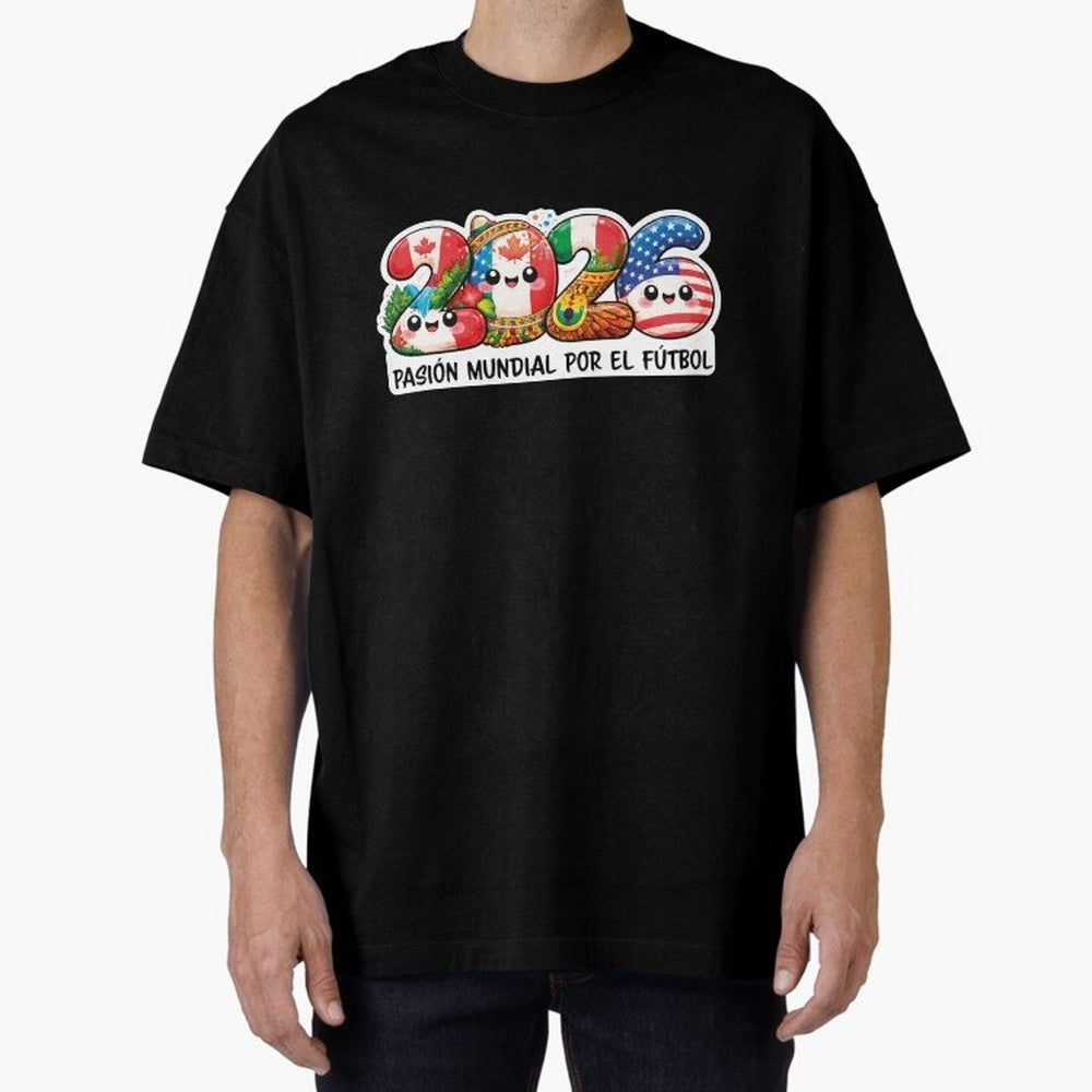 World Football Passion 2026 Classic T-Shirt Back Your Heroes with Match Day Hype around FIFA World Cup 2026 Group Stage, Messi, CR7 and Mbappe, Brazil, Supporter Pride, Iconic Celebrations, Legendary Names and Global Match Day Energy; Perfect for