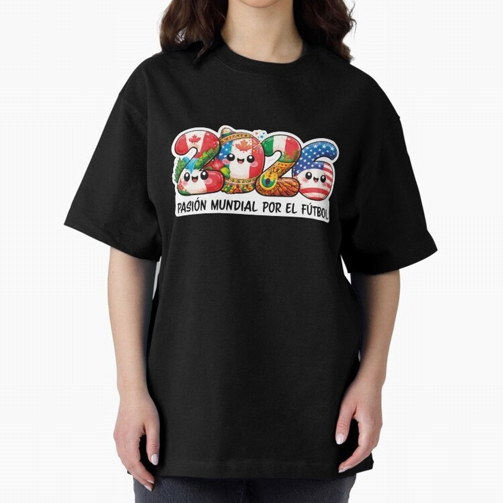 World Football Passion 2026 Classic T-Shirt Back Your Heroes with Match Day Hype around FIFA World Cup 2026 Group Stage, Messi, CR7 and Mbappe, Brazil, Supporter Pride, Iconic Celebrations, Legendary Names and Global Match Day Energy; Perfect for