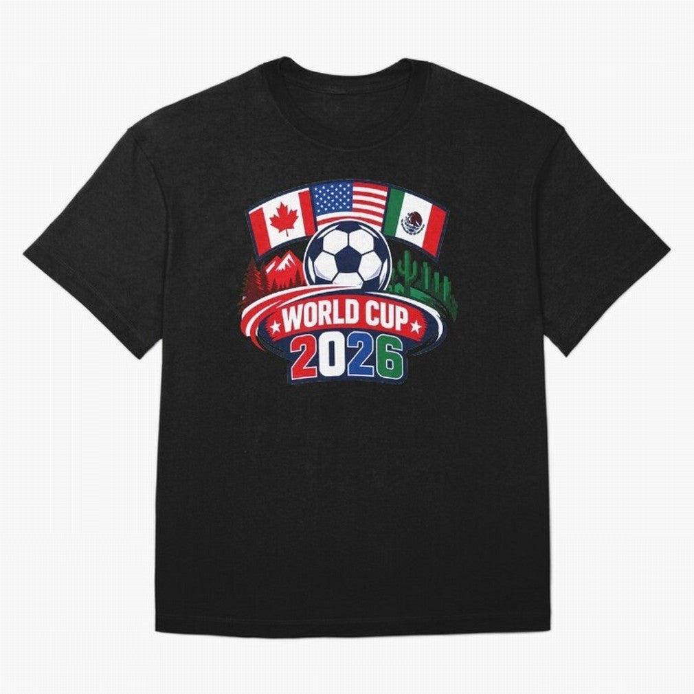 2026 FIFA World Cup Classic T-Shirt Celebrate the Magic of FIFA World Cup 2026 Group Stage with Messi, Portugal Energy, Retro Football Energy, Iconic Rivalries, Trophy Chase Drama and Stadium Atmosphere; Made for Die Hard Supporters, Soccer Lovers,