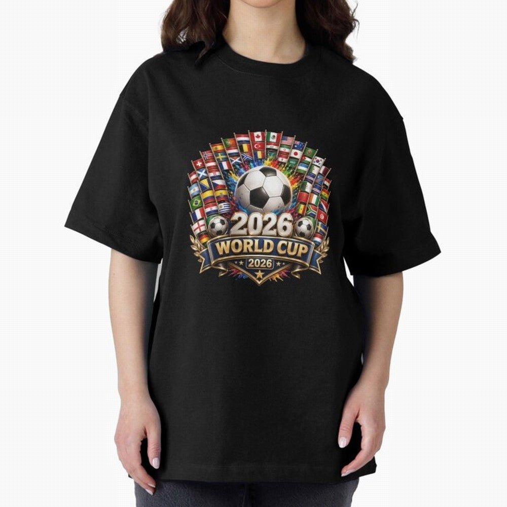 World Cup 2026, Soccer Tournament, 2026 Retro World Cup, Usa Canada Mexico Football Classic T-Shirt Get Ready for the FIFA World Cup 2026 USA Canada Mexico Journey through Mbappe and Neymar Highlights, Portugal, Spain and Germany Pride, Football
