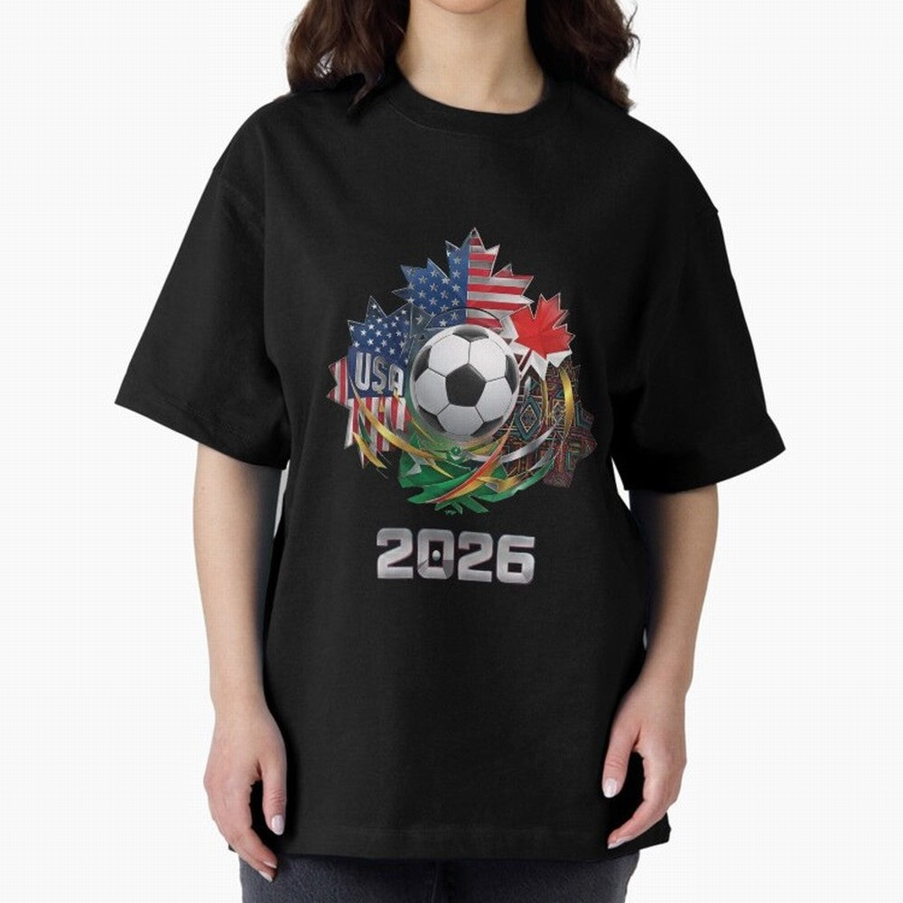 United Americas Classic T-Shirt Join Supporters Worldwide for Match Day Hype around FIFA World Cup 2026, Haaland and Mbappe, Portugal, Spain and Germany, Football Festival Excitement, Trophy Ambitions, Country Rivalries and Star Player Buzz;
