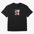 2026 soccer logo Classic T-Shirt Celebrate Global Passion for FIFA World Cup 2026 for Fans of Messi, Neymar and Mbappe and Portugal, Bringing Goal Celebration Energy, Supporter Heritage, Football Icons and Worldwide Tournament Joy; Perfect for