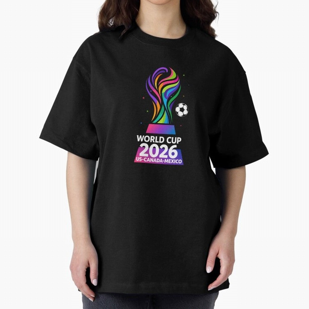 World Cup 2026 US-Canada-Mexico Soccer Trophy Classic T-Shirt Represent FIFA World Cup 2026 Group Stage for Fans of Neymar and Brazil, Bringing Goal Celebration Energy, Supporter Heritage, Football Icons and Worldwide Tournament Joy; Made for Die