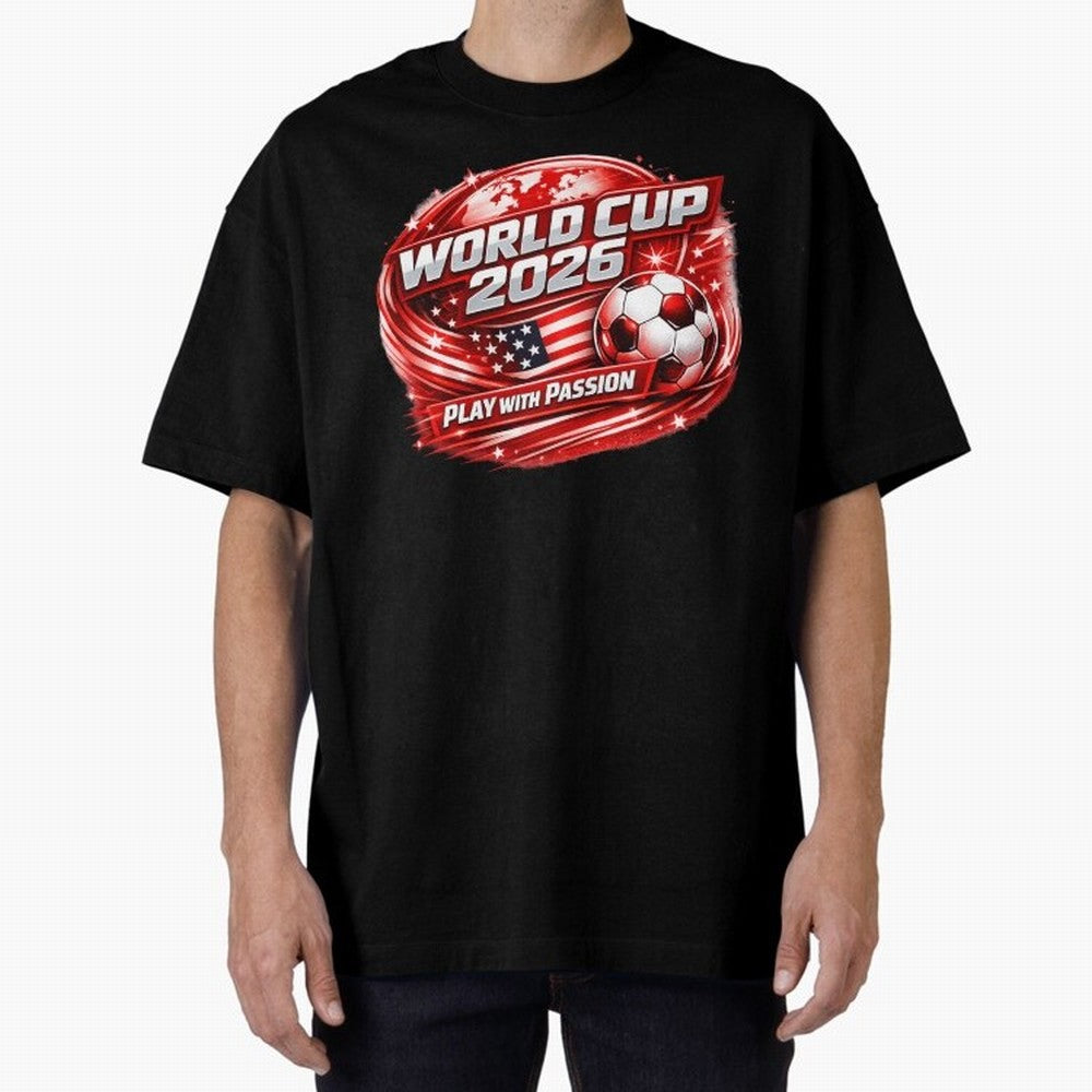 World Cup 2026 Classic T-Shirt Support Your Favorite Stars during FIFA World Cup 2026 for Fans of Messi and Portugal, Spain and Germany, Bringing Sports Nostalgia, International Competition, Famous Players and Unforgettable Victories; Built for