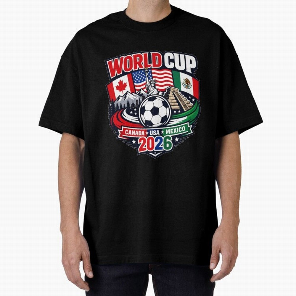FIFA World Cup 2026 Classic T-Shirt Support Your Favorite Stars during FIFA World Cup 2026 USA Canada Mexico Highlighting Haaland, England and Germany Energy, Classic Soccer Heritage, Championship Pressure, Fan Loyalty and International Pride;