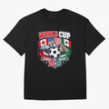 FIFA World Cup 2026 Classic T-Shirt Support Your Favorite Stars during FIFA World Cup 2026 USA Canada Mexico Highlighting Haaland, England and Germany Energy, Classic Soccer Heritage, Championship Pressure, Fan Loyalty and International Pride;