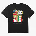 World Cup 2026, Usa Canada Mexico Football Classic T-Shirt Bring Stadium Energy to FIFA World Cup 2026 Group Stage Spirit, Filled with Argentina, Neymar, Haaland and Cristiano Ronaldo, Sports Nostalgia, International Competition, Famous Players and