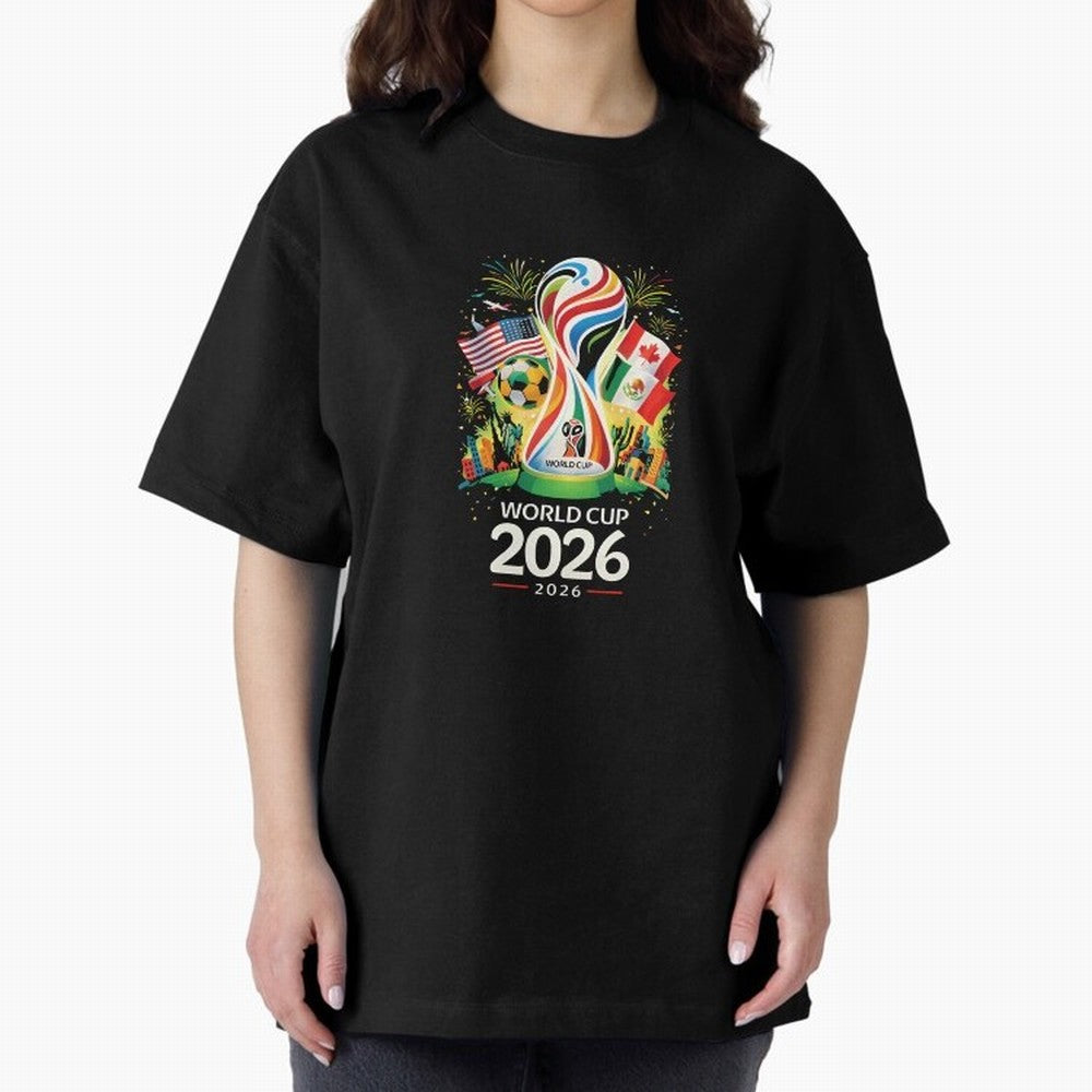 World Cup 2026 Soccer Tournament T-Shirt_87289249 Classic T-Shirt Bring Global Tournament Vibes to the FIFA World Cup 2026 Group Stage Journey through Cristiano Ronaldo Highlights, Spain and Netherlands Pride, Tournament Hype, Historic Matchups,