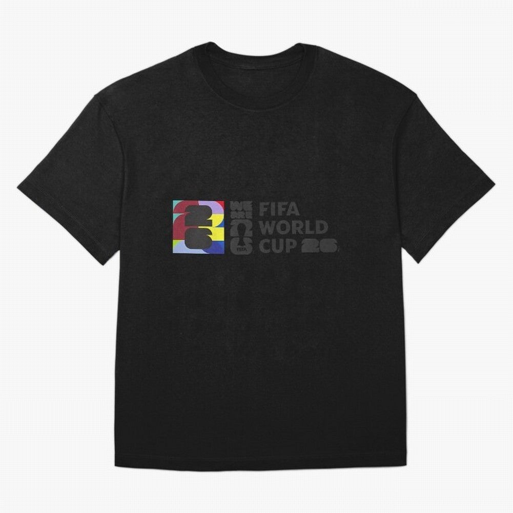 World Cup26 Event Colorblock Classic T-Shirt Cheer through Every Moment of Global Football Passion for FIFA World Cup 2026, Driven by Mbappe, Brazil, Portugal and Argentina, Goal Celebration Energy, Supporter Heritage, Football Icons and Worldwide