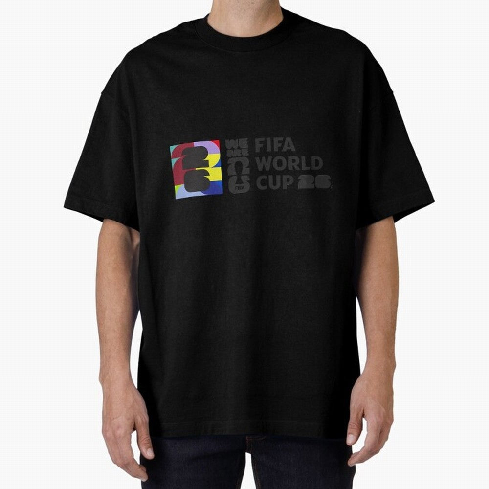 World Cup26 Event Colorblock Classic T-Shirt Cheer through Every Moment of Global Football Passion for FIFA World Cup 2026, Driven by Mbappe, Brazil, Portugal and Argentina, Goal Celebration Energy, Supporter Heritage, Football Icons and Worldwide