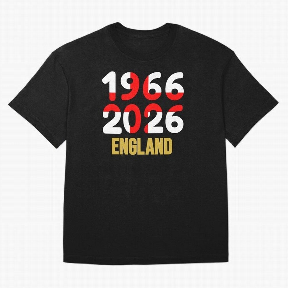 England 1966/2026 Classic T-Shirt Honor the Football Icons of FIFA World Cup 2026 Group Stage Spirit, Filled with England and Germany, Haaland and Mbappe, Fan Favorite Moments, National Team Passion, Big Match Drama and Soccer History; Great for