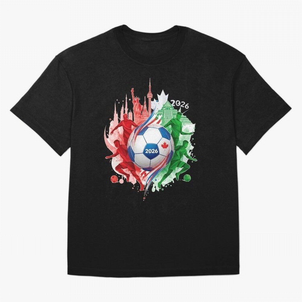 Internation Unity 2026 Classic T-Shirt Represent Fans Who Live for Match Day Hype around FIFA World Cup 2026 USA Canada Mexico, Neymar, Haaland and Cristiano Ronaldo, Netherlands, Classic Soccer Heritage, Championship Pressure, Fan Loyalty and