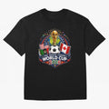 World Cup 2026 Sticker ¨C USA Mexico Canada Football Trophy Design Classic T-Shirt Get Ready for Global Football Passion for FIFA World Cup 2026 USA Canada Mexico, Filled with Cristiano Ronaldo, Spain and Netherlands, Sports Nostalgia,
