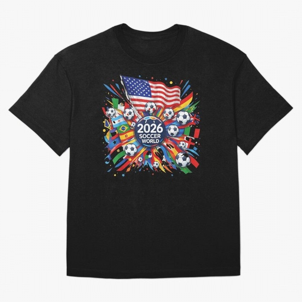 2026 Soccer World Cup United States Mexico Canada Football Championship Tournament Classic T-Shirt Follow Every Goal of Match Day Hype around FIFA World Cup 2026 Group Stage, Mbappe, Spain, Football Festival Excitement, Trophy Ambitions, Country
