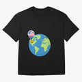 American Spirit World Cup Classic T-Shirt Embrace Global Football Passion for FIFA World Cup 2026 Group Stage, with Haaland, France and Portugal, Vintage Soccer Flavor, Modern Football Stars, National Flags and Final Night Emotion; Ideal for