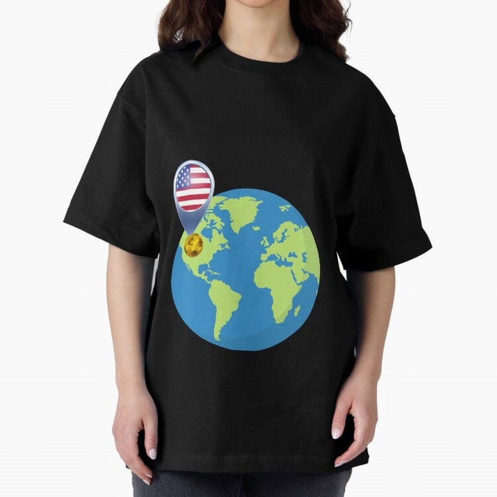 American Spirit World Cup Classic T-Shirt Embrace Global Football Passion for FIFA World Cup 2026 Group Stage, with Haaland, France and Portugal, Vintage Soccer Flavor, Modern Football Stars, National Flags and Final Night Emotion; Ideal for