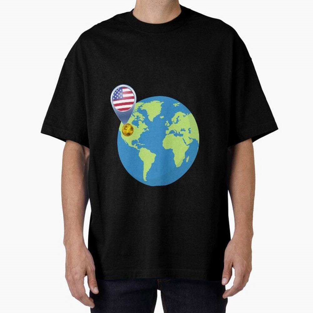 American Spirit World Cup Classic T-Shirt Embrace Global Football Passion for FIFA World Cup 2026 Group Stage, with Haaland, France and Portugal, Vintage Soccer Flavor, Modern Football Stars, National Flags and Final Night Emotion; Ideal for