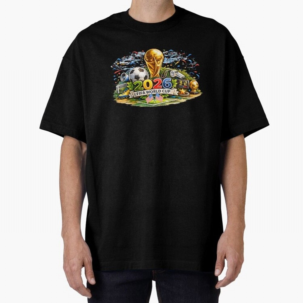 FIFA World Cup 2026, USA Support Gift Classic T-Shirt Turn Every Weekend Toward FIFA World Cup 2026 for Fans of Mbappe and Brazil, Bringing Sports Nostalgia, International Competition, Famous Players and Unforgettable Victories; Made for Collectors