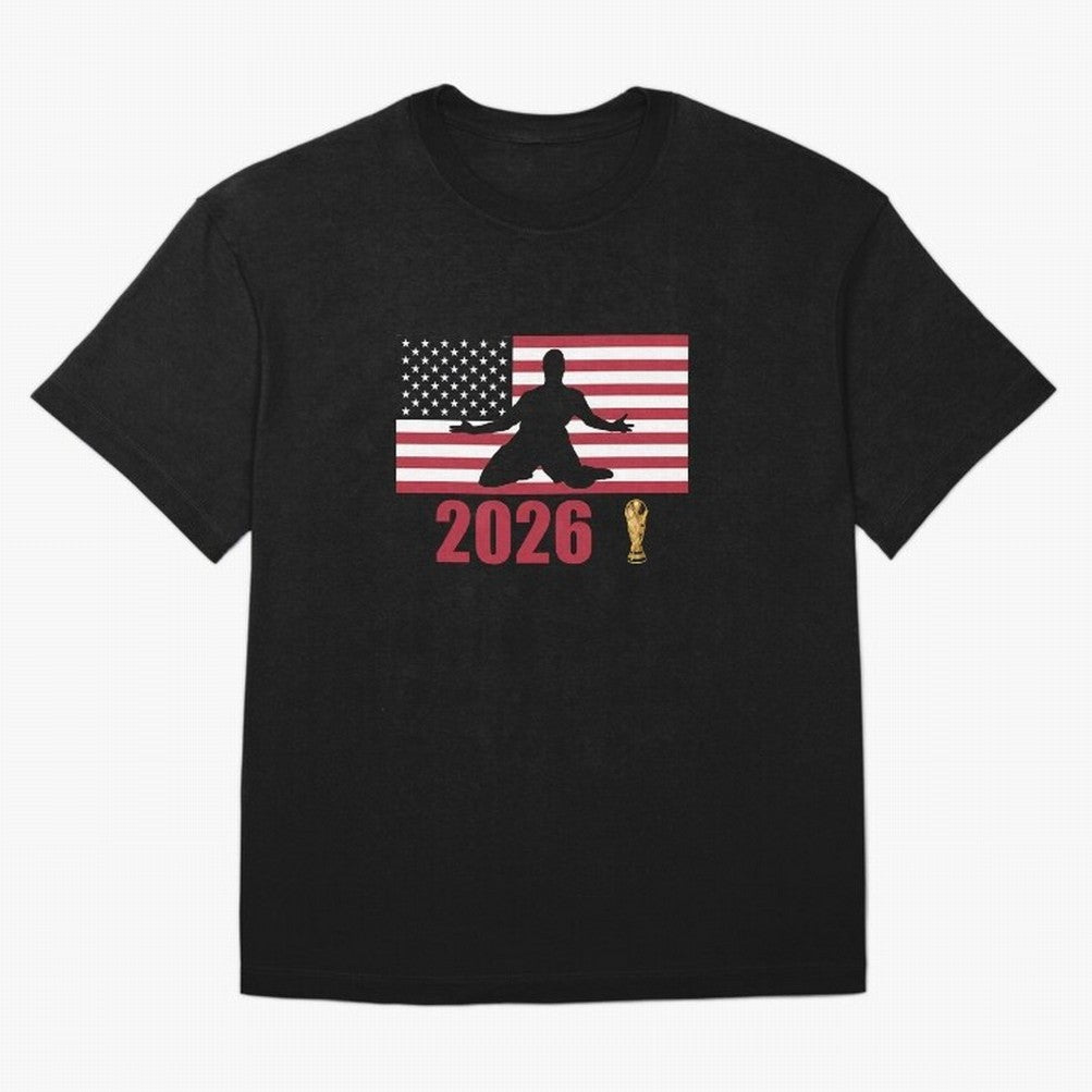 USA World Cup 2026 T-Shirt_84815866 Classic T-Shirt Showcase FIFA World Cup 2026 Group Stage for Fans of Messi, CR7 and Mbappe and France and Portugal, Bringing Fan Favorite Moments, National Team Passion, Big Match Drama and Soccer History; Great