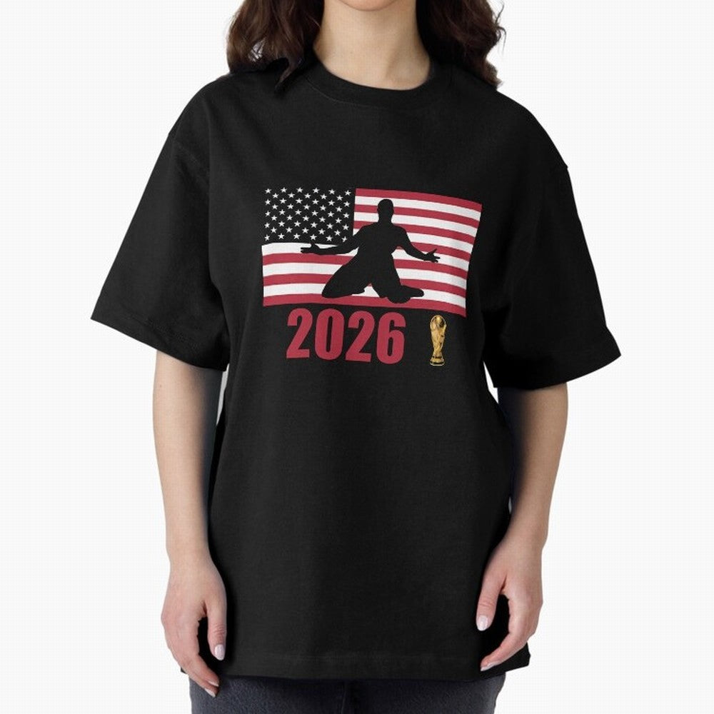USA World Cup 2026 T-Shirt_84815866 Classic T-Shirt Showcase FIFA World Cup 2026 Group Stage for Fans of Messi, CR7 and Mbappe and France and Portugal, Bringing Fan Favorite Moments, National Team Passion, Big Match Drama and Soccer History; Great