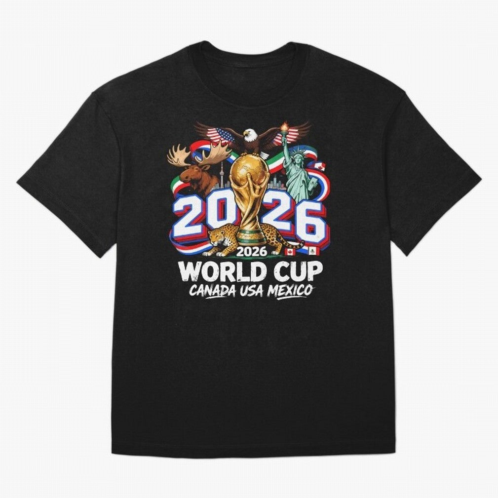 World Cup 2026 Soccer Fan USA Canada Mexico Classic T-Shirt Get Ready for the FIFA World Cup 2026 Group Stage Journey through Mbappe Highlights, Brazil, Portugal and Argentina Pride, Classic Soccer Heritage, Championship Pressure, Fan Loyalty and