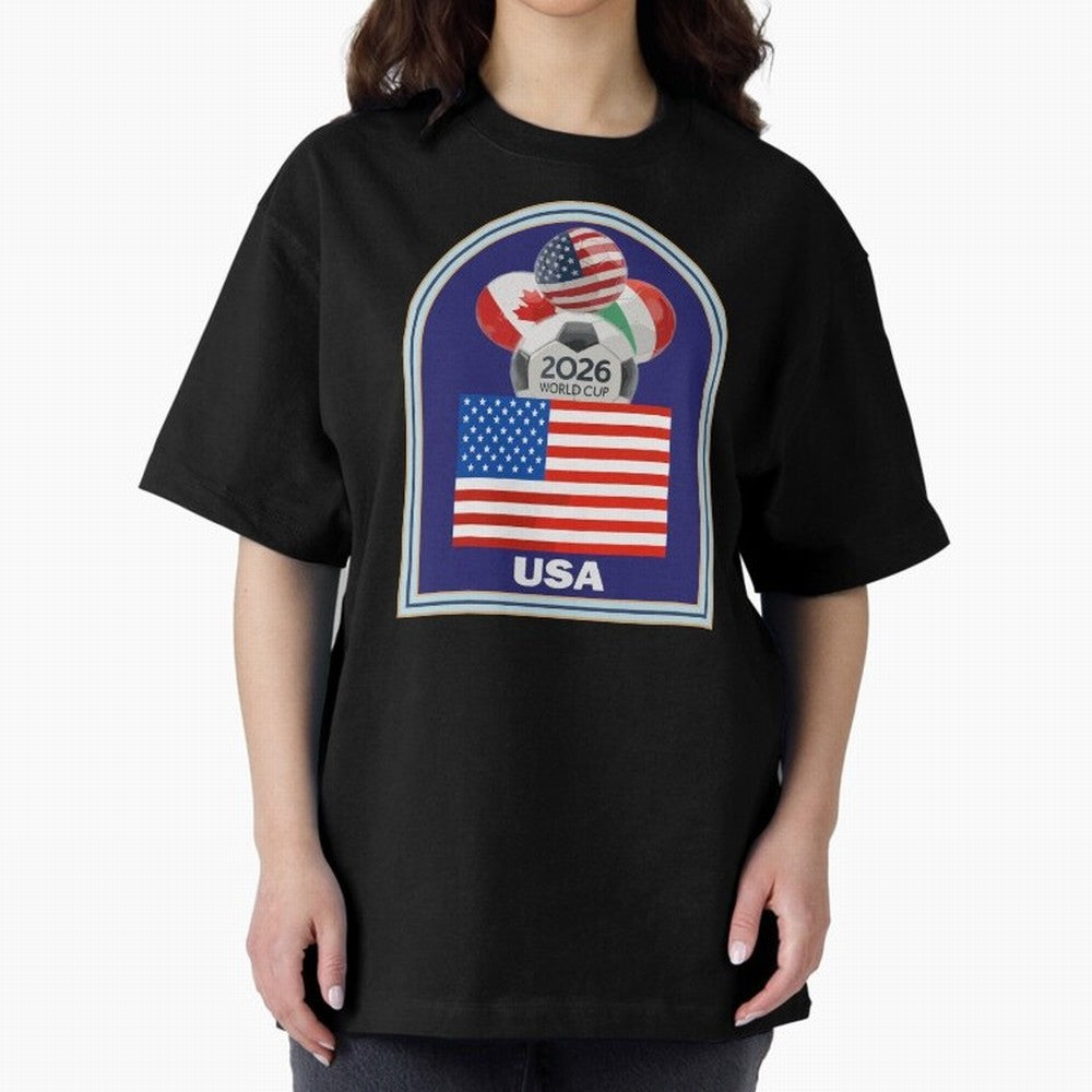USA 2026 Soccer T-shirt Classic T-Shirt Celebrate Soccer Greatness during FIFA World Cup 2026 USA Canada Mexico for Fans of Mbappe and England, France and Netherlands, Bringing Goal Celebration Energy, Supporter Heritage, Football Icons and