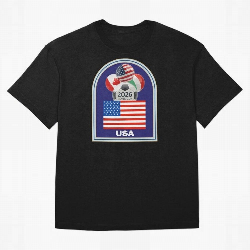 USA 2026 Soccer T-shirt Classic T-Shirt Celebrate Soccer Greatness during FIFA World Cup 2026 USA Canada Mexico for Fans of Mbappe and England, France and Netherlands, Bringing Goal Celebration Energy, Supporter Heritage, Football Icons and