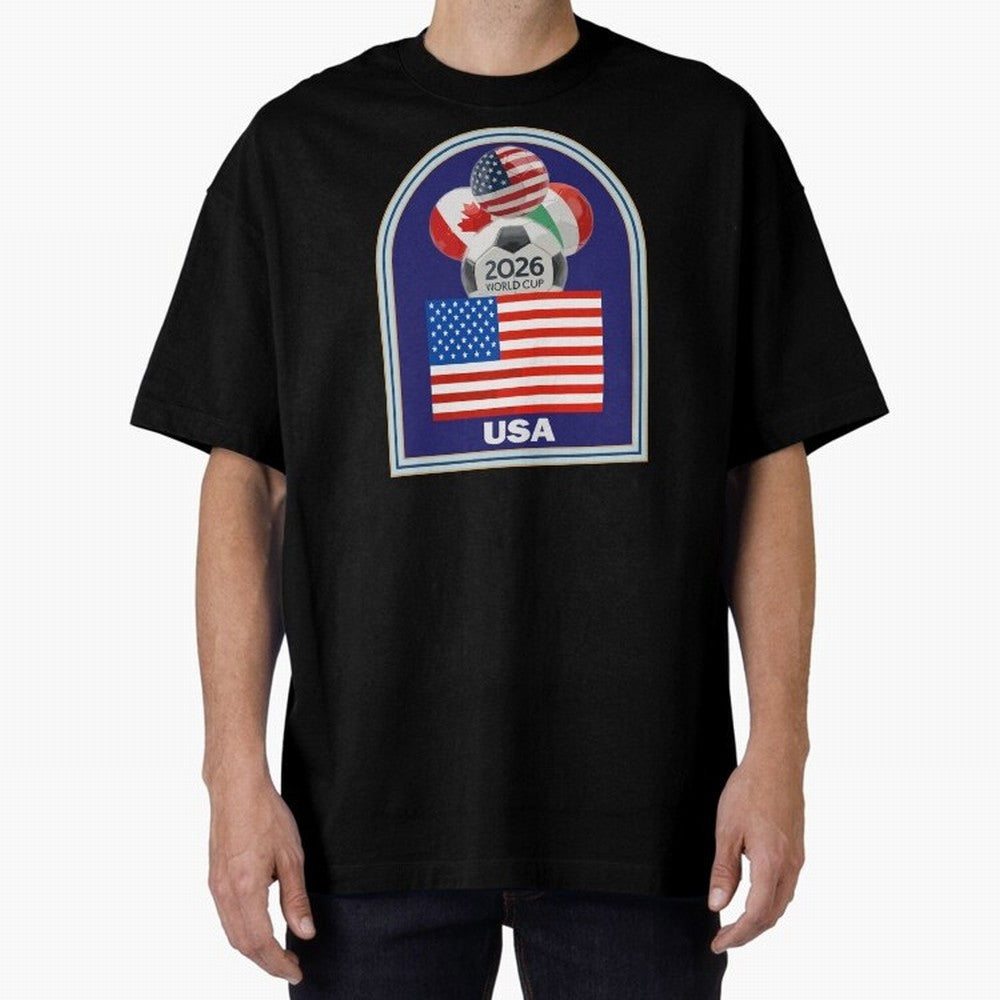 USA 2026 Soccer T-shirt Classic T-Shirt Celebrate Soccer Greatness during FIFA World Cup 2026 USA Canada Mexico for Fans of Mbappe and England, France and Netherlands, Bringing Goal Celebration Energy, Supporter Heritage, Football Icons and