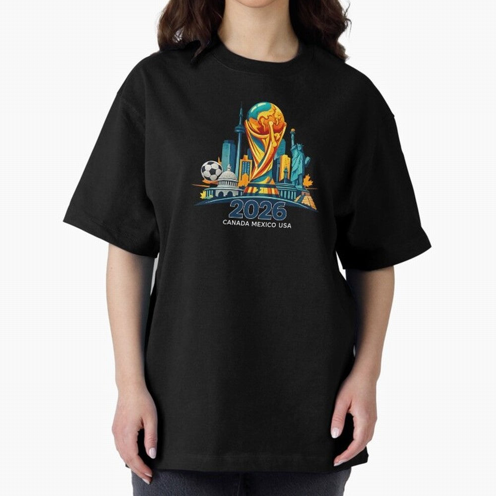 World Football Spirit 2026 - Global Football Championship - USA Canada Mexico Soccer Fan Classic T-Shirt Celebrate Classic Football Spirit in FIFA World Cup 2026 Group Stage Connected to Messi, Neymar and Mbappe, England, France and Netherlands