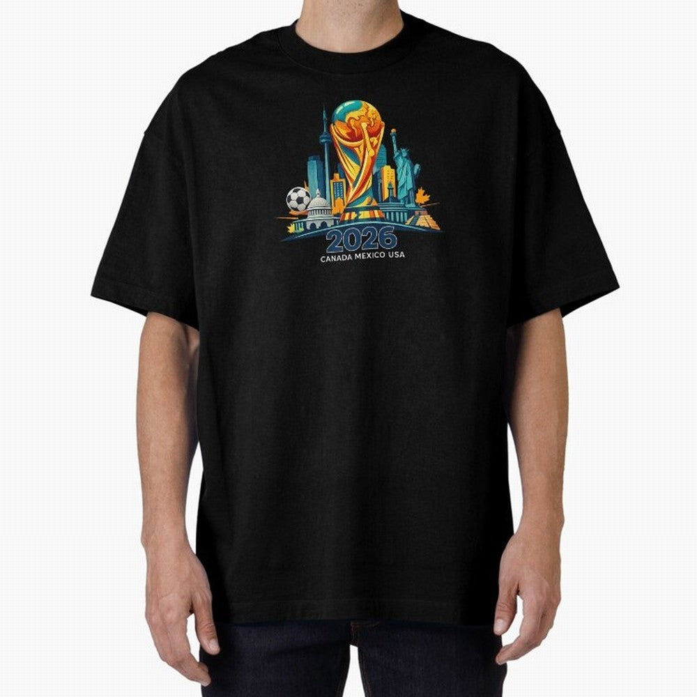 World Football Spirit 2026 - Global Football Championship - USA Canada Mexico Soccer Fan Classic T-Shirt Celebrate Classic Football Spirit in FIFA World Cup 2026 Group Stage Connected to Messi, Neymar and Mbappe, England, France and Netherlands