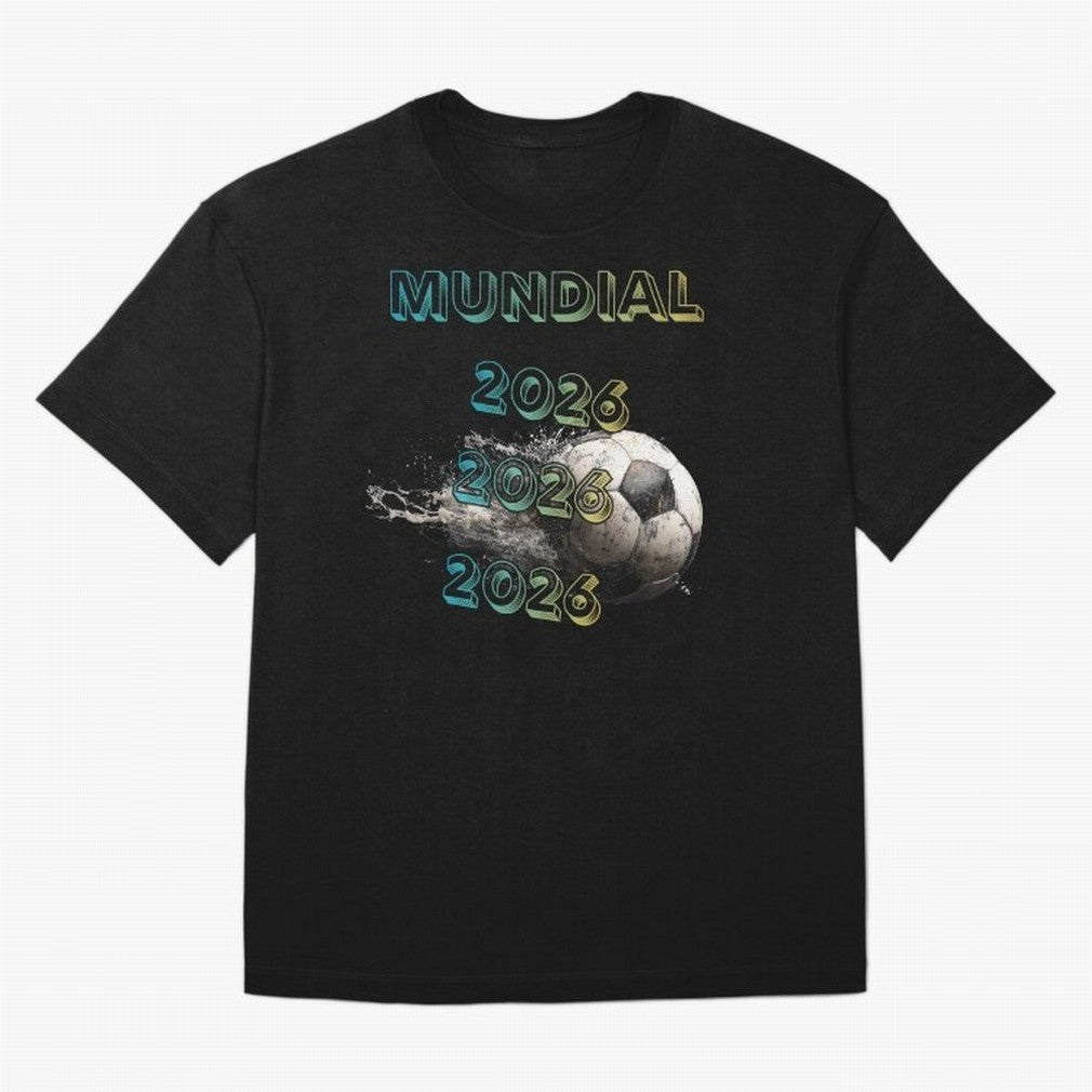 Mundial 2026_ T-Shirts and gifts for football, soccer fans Classic T-Shirt Support Iconic Players in Global Football Passion for FIFA World Cup 2026 USA Canada Mexico, with CR7, Brazil, Portugal and Argentina, Stadium Chants, National Pride, Trophy