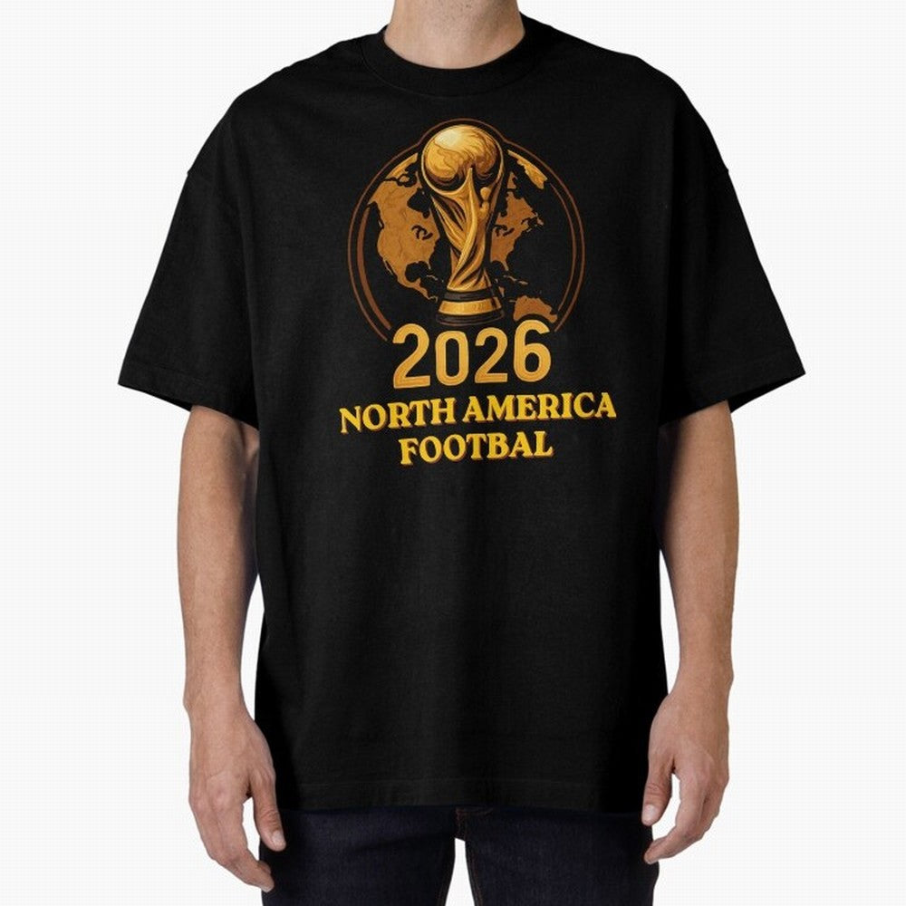 Soccer 2026 North America Football Fan Gift Shirt Classic T-Shirt Support Your Favorite Stars during FIFA World Cup 2026 for Fans of CR7 and Messi and England, France and Netherlands, Bringing Soccer Culture, Superstar Moments, National Team Dreams
