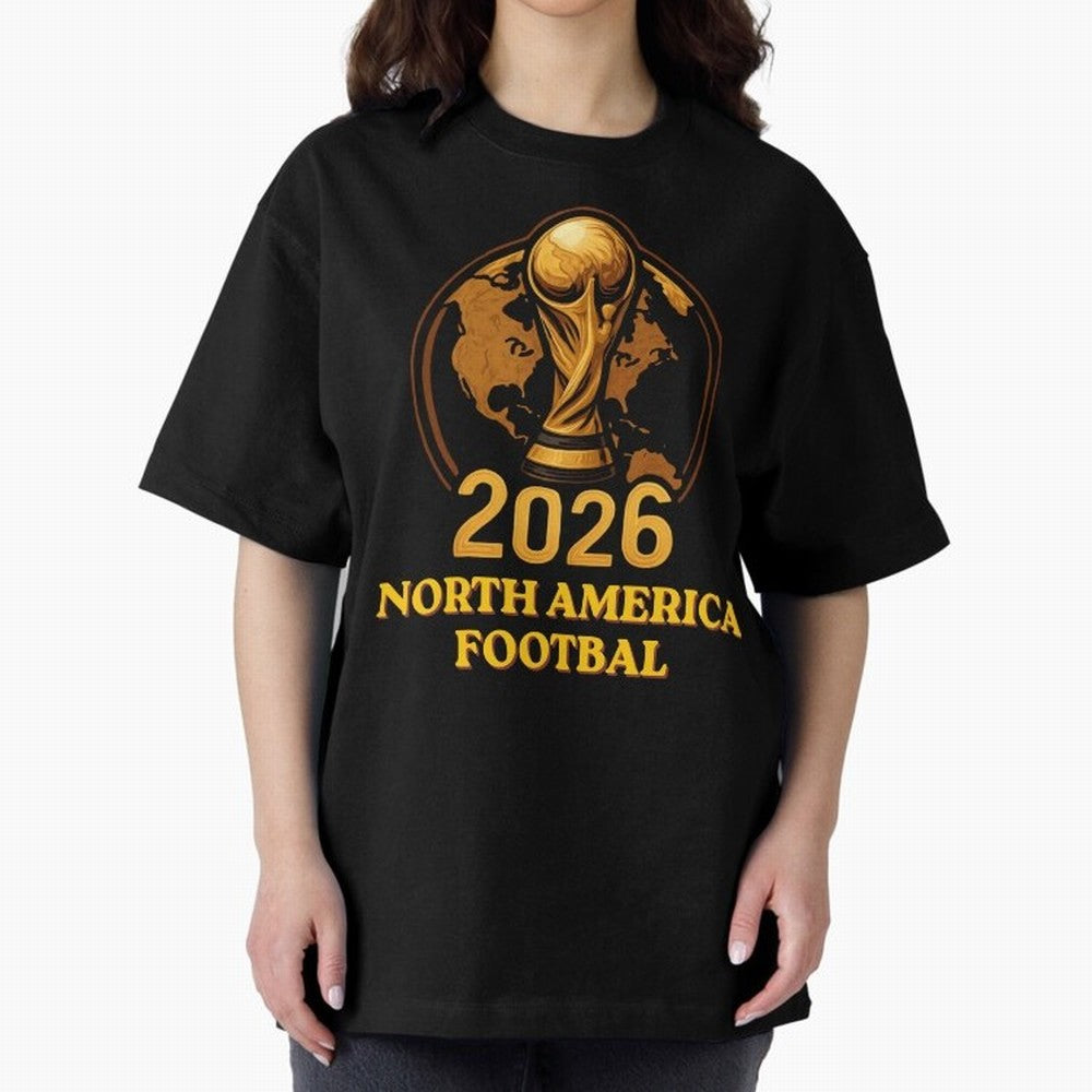 Soccer 2026 North America Football Fan Gift Shirt Classic T-Shirt Support Your Favorite Stars during FIFA World Cup 2026 for Fans of CR7 and Messi and England, France and Netherlands, Bringing Soccer Culture, Superstar Moments, National Team Dreams