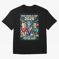The Cats Football World Cup Classic T-Shirt Bring Global Tournament Vibes to FIFA World Cup 2026 USA Canada Mexico Connected to Cristiano Ronaldo, Haaland and CR7, France and Portugal Energy, Vintage Soccer Flavor, Modern Football Stars, National