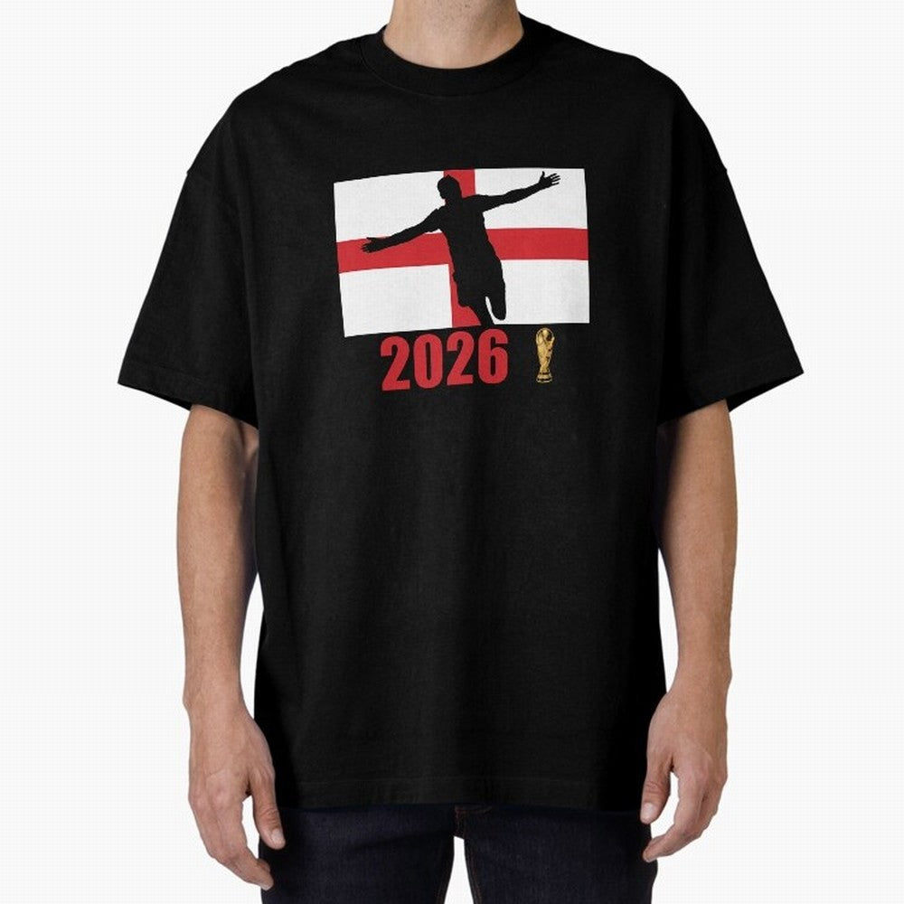 England World Cup 2026 T-Shirt_84815873 Classic T-Shirt Stand with FIFA World Cup 2026 USA Canada Mexico for Fans of Haaland and Mbappe and England, France and Netherlands, Bringing Classic Soccer Heritage, Championship Pressure, Fan Loyalty and
