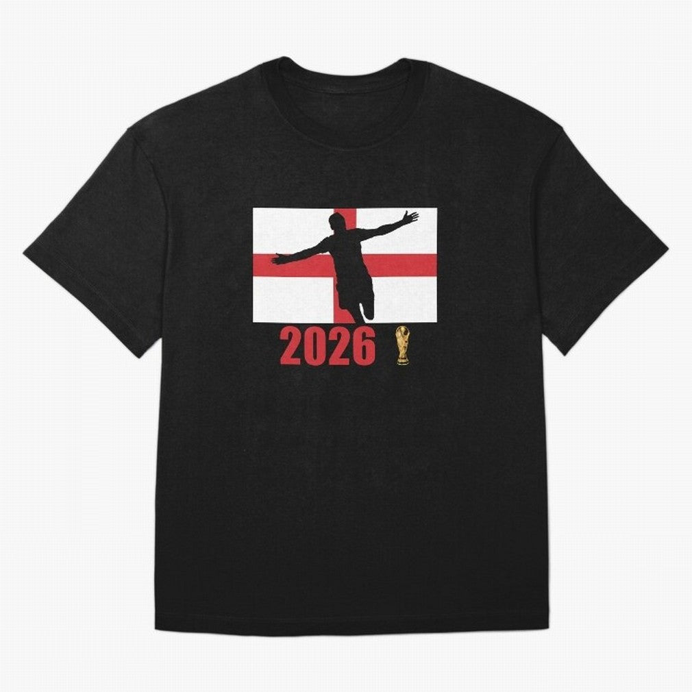 England World Cup 2026 T-Shirt_84815873 Classic T-Shirt Stand with FIFA World Cup 2026 USA Canada Mexico for Fans of Haaland and Mbappe and England, France and Netherlands, Bringing Classic Soccer Heritage, Championship Pressure, Fan Loyalty and