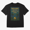 Miami Home of the World Cup 2026 Soccer Fan Poster ¡ª Tropical Art Print Classic T-Shirt Relive the FIFA World Cup 2026 Journey through Haaland and Mbappe Highlights, England Pride, Retro Football Energy, Iconic Rivalries, Trophy Chase Drama and