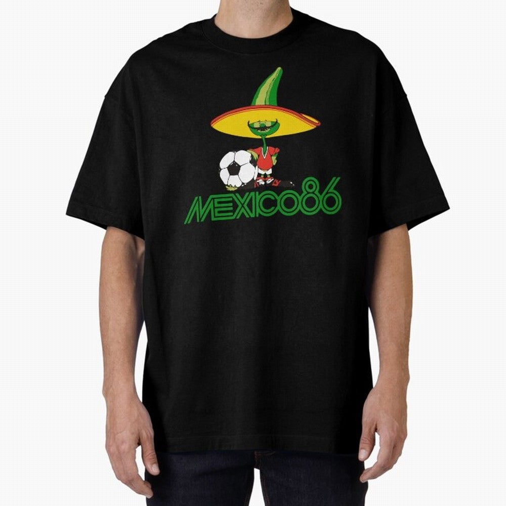 Mexico 86 Piquet Classic T-Shirt Showcase FIFA World Cup 2026 for Fans of Haaland and England and Germany, Bringing Championship Spirit, Famous Goals, Roaring Crowds and International Football Unity; Perfect for Supporters Who Want Bold Football