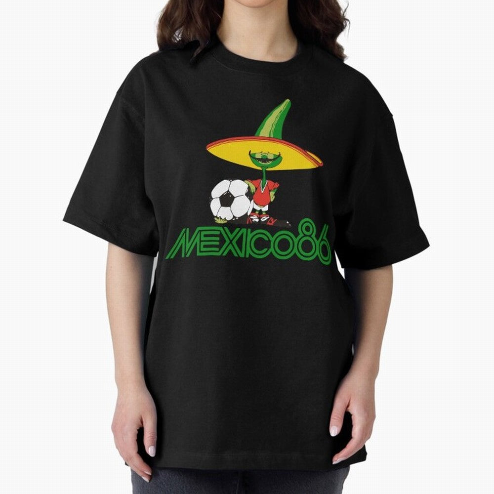 Mexico 86 Piquet Classic T-Shirt Showcase FIFA World Cup 2026 for Fans of Haaland and England and Germany, Bringing Championship Spirit, Famous Goals, Roaring Crowds and International Football Unity; Perfect for Supporters Who Want Bold Football
