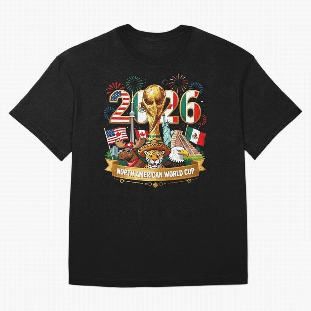 World Cup 2026 North America USA Canada Mexico Soccer Fan Classic T-Shirt Honor Football Greatness during the FIFA World Cup 2026 Journey through Cristiano Ronaldo, Haaland and CR7 Highlights, Portugal, Spain and Germany Pride, Sports Nostalgia,