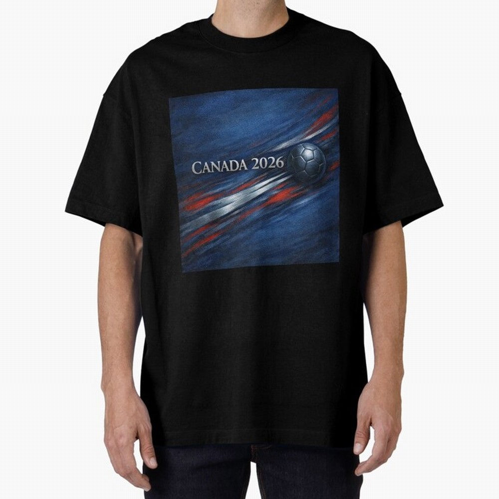 Canada 2026 Soccer Inspired Design Classic T-Shirt Represent Football Lovers during Match Day Hype around FIFA World Cup 2026, Neymar, England, Football History, Final Match Energy, Crowd Noise and Once in a Lifetime Moments; Made for Die Hard