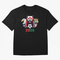 World Cup 2026 USA Canada Mexico Host Mascots Classic T-Shirt Celebrate the Stars of FIFA World Cup 2026 USA Canada Mexico for Fans of Messi and Germany, Bringing Football Festival Excitement, Trophy Ambitions, Country Rivalries and Star Player
