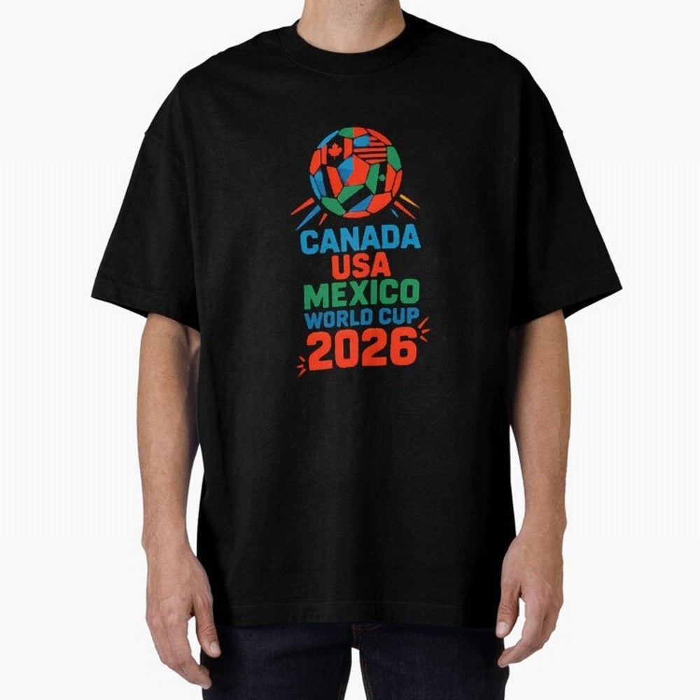 World Cup 2026 USA Canada Mexico ¡ª Retro Soccer Tournament Illustration Classic T-Shirt Bring World Football Passion into Match Day Hype around FIFA World Cup 2026 USA Canada Mexico, CR7, Portugal, Worldwide Fan Energy, Dramatic Goals, Stadium