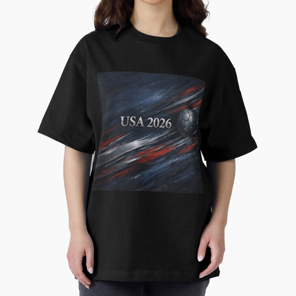 USA 2026 Soccer Event Design Classic T-Shirt Support the Legends of FIFA World Cup 2026 Highlighting Messi, CR7 and Mbappe, Brazil, Portugal and Argentina Energy, Football Festival Excitement, Trophy Ambitions, Country Rivalries and Star Player