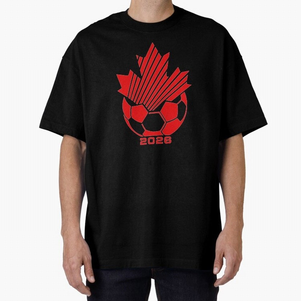 Red Maple Leaf Soccer 2026 Emblem Classic T-Shirt Represent Fans Who Live for the FIFA World Cup 2026 Group Stage Journey through Cristiano Ronaldo, Haaland and CR7 Highlights, France Pride, Stadium Memories, Football Loyalty, International Chants