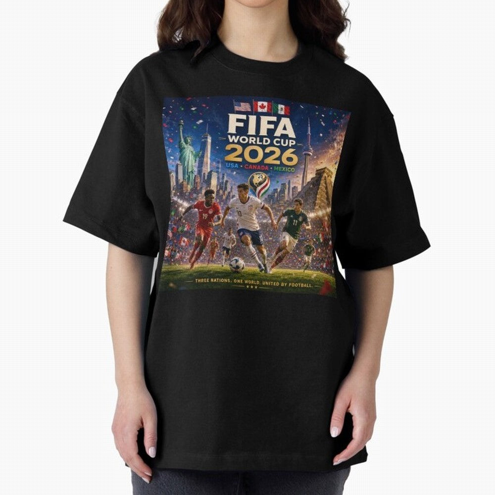 North America Soccer 2026 #football 2026 Classic T-Shirt Celebrate Rivalries and Pride in FIFA World Cup 2026 USA Canada Mexico Spirit, Made for Argentina and Brazil, Messi and Cristiano Ronaldo, Football Passion, Legendary Performances, Festival