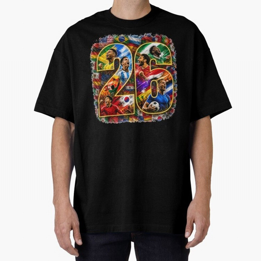 International Global Flags Soccer Football Classic T-Shirt Turn Every Weekend Toward Global Football Passion for FIFA World Cup 2026 Group Stage, Centered on Haaland and Mbappe, France, Stadium Chants, National Pride, Trophy Dreams and